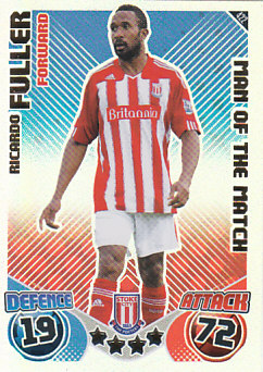 Ricardo Fuller Stoke City 2010/11 Topps Match Attax Man of the Match #422